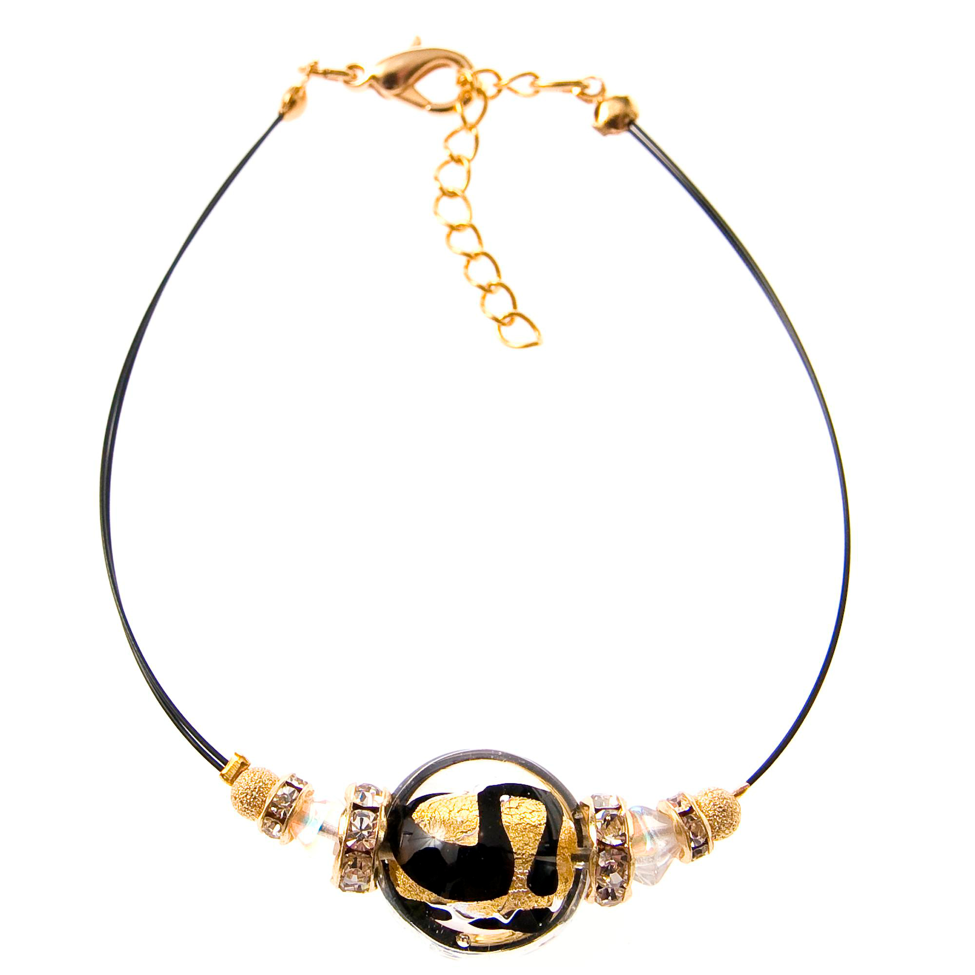 Trendiges Murano Glas Armband "New York" Armschmuck