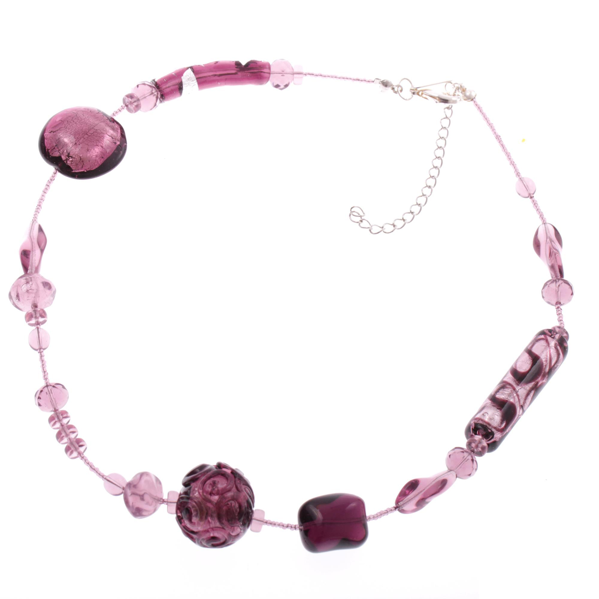 Edles Murano Glas Collier "Tracina" Halskette