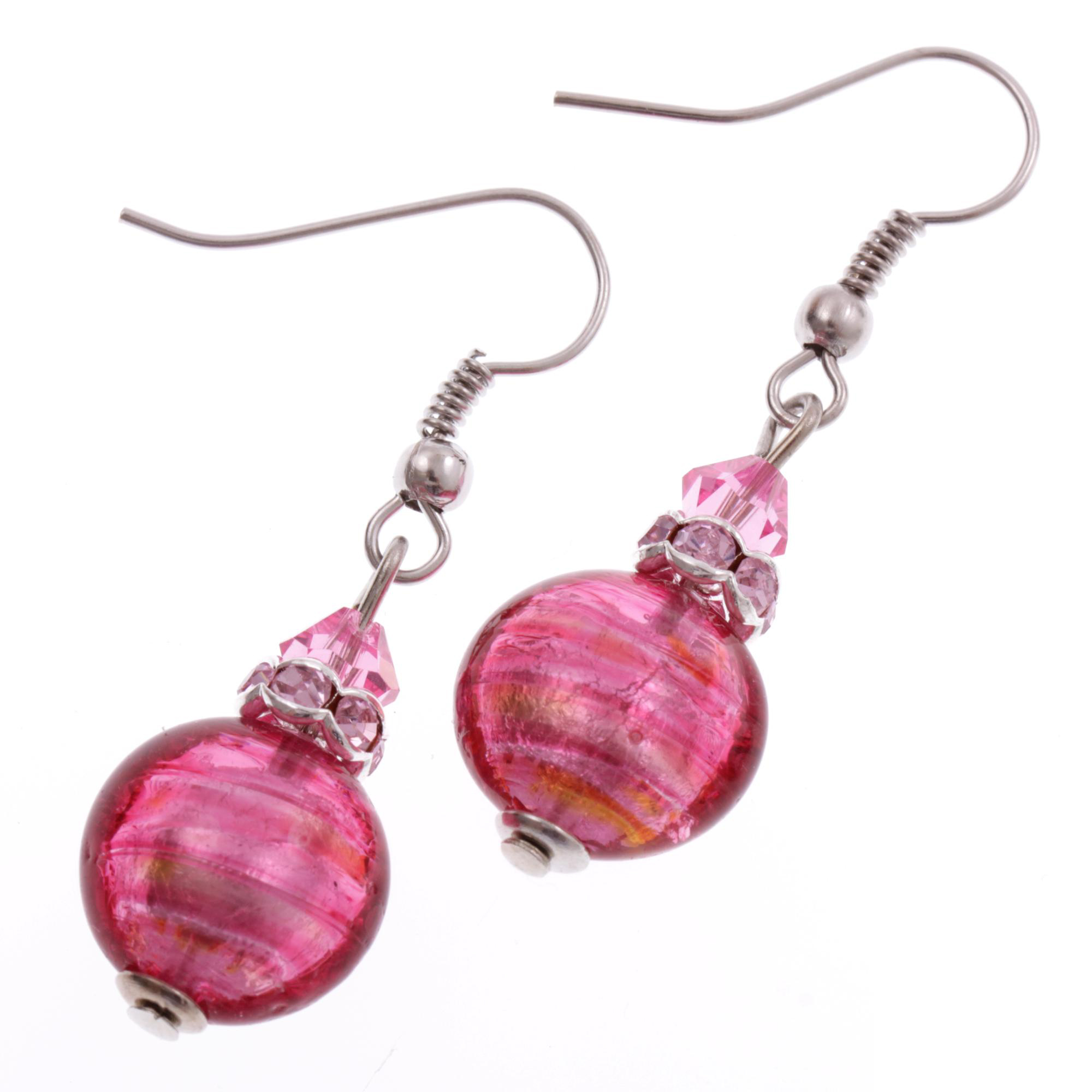 Zauberhaft edler Ohrhänger "Seattle" Ohrschmuck-pink