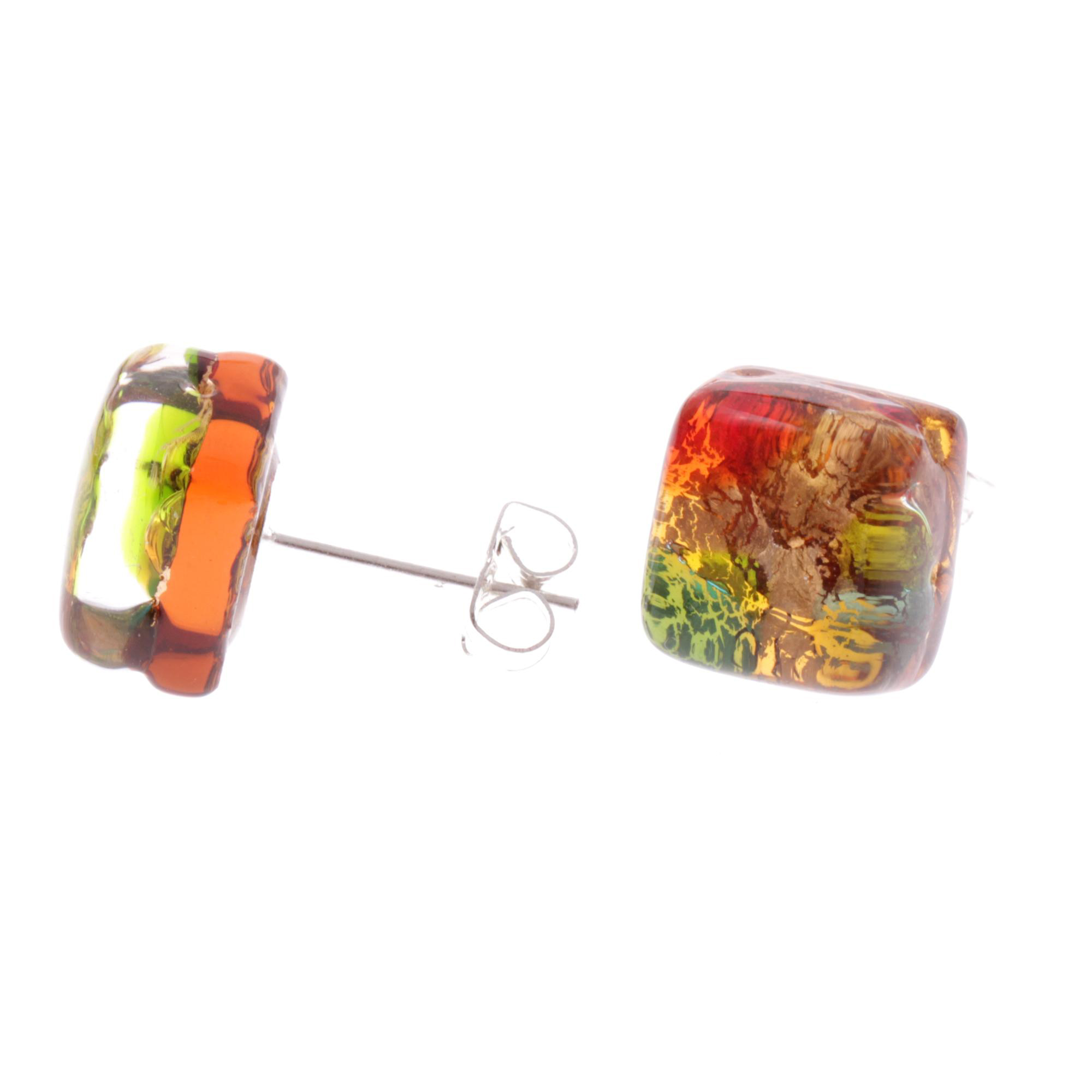 Ohrstecker Murano Glas "Jolanda" Ohrschmuck-harlekin