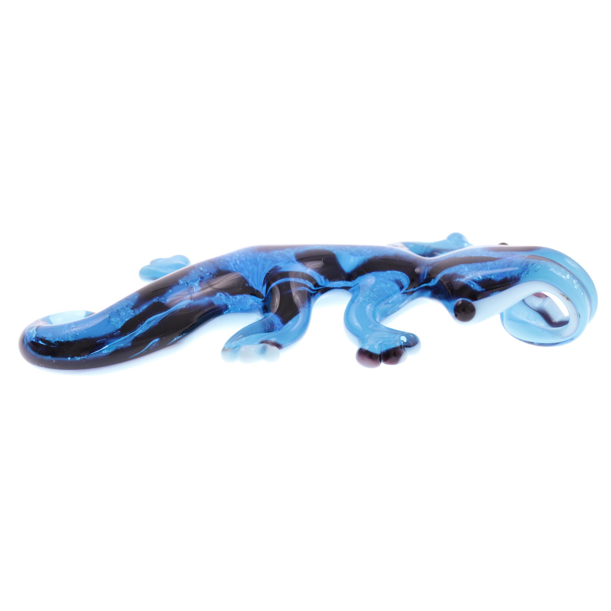 Ein Kunstwerk aus Murano Glas Model  "Geco" Anhänger -blau