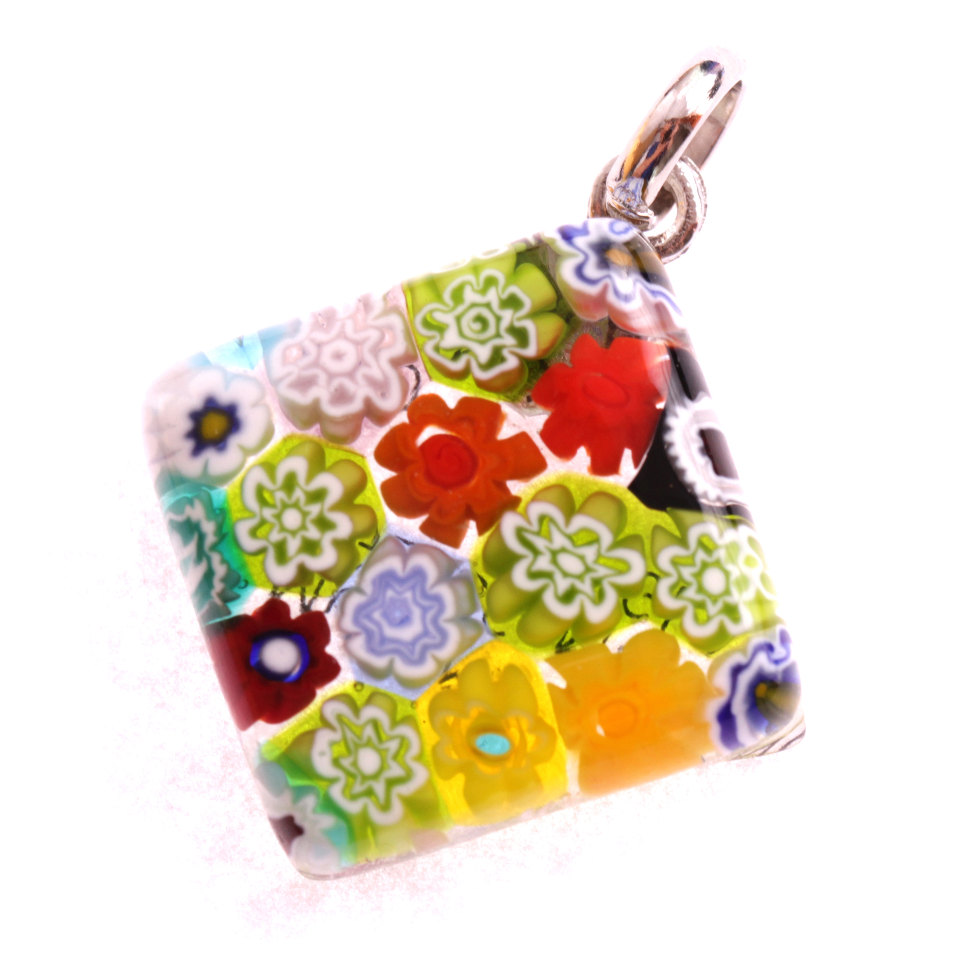 Murano Glas Anhänger "Gioco" -mille fiori