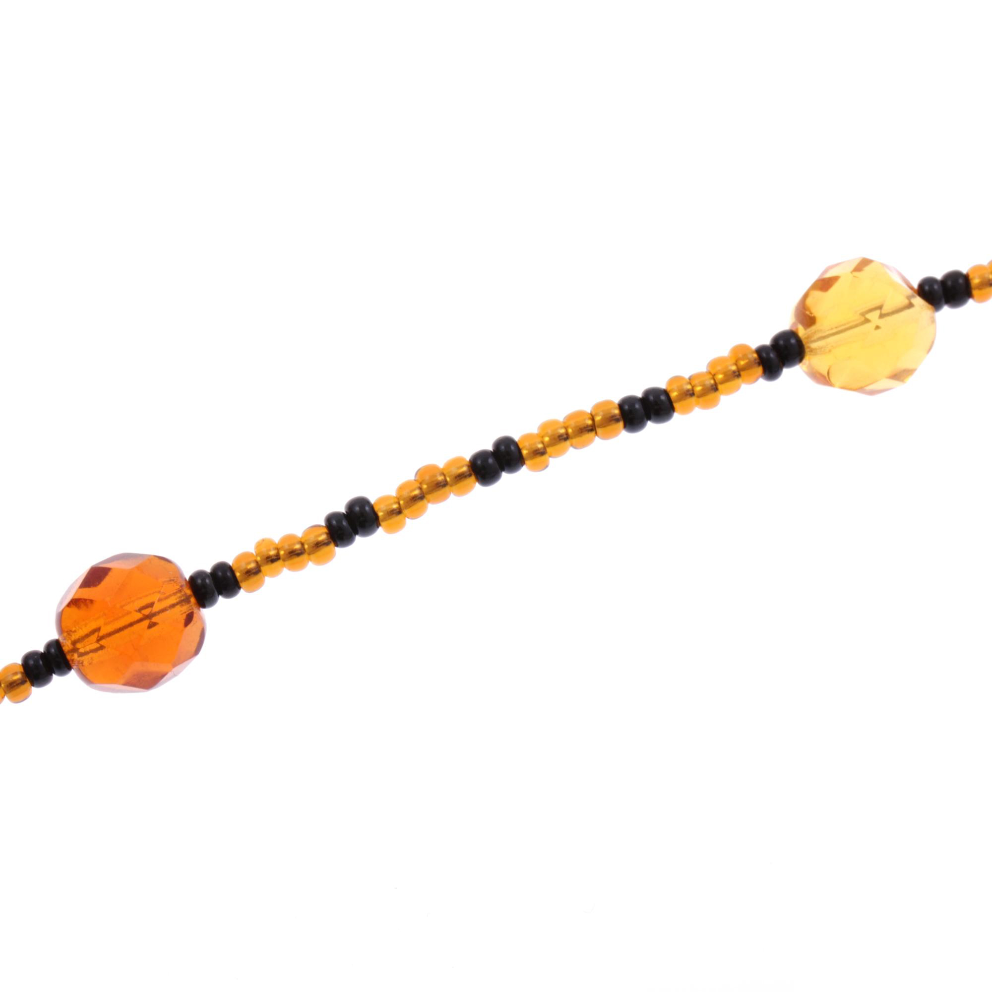 Wunderschönes Collier "Bacino" Murano Glas Halsschmuck-amber