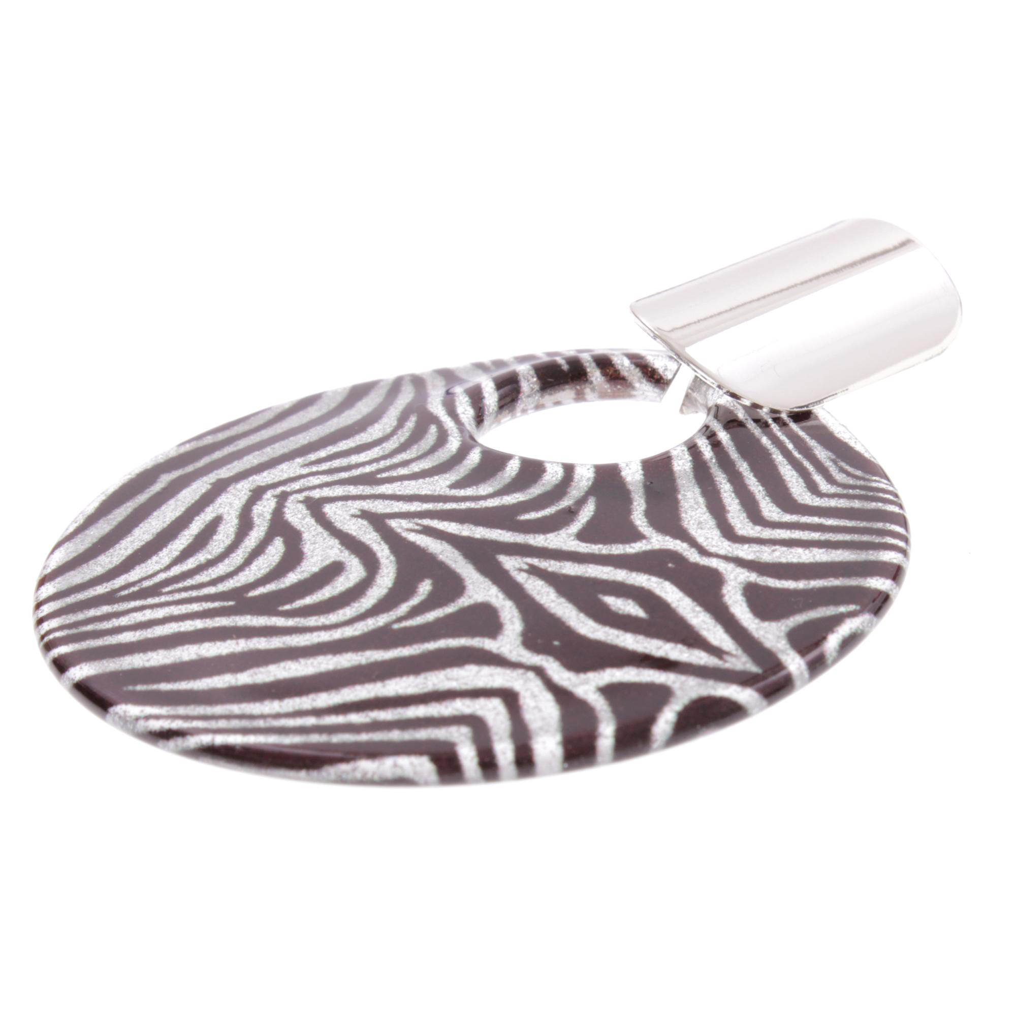 Traumhaft schöner Murano Glas Anhänger "Predator"-zebra