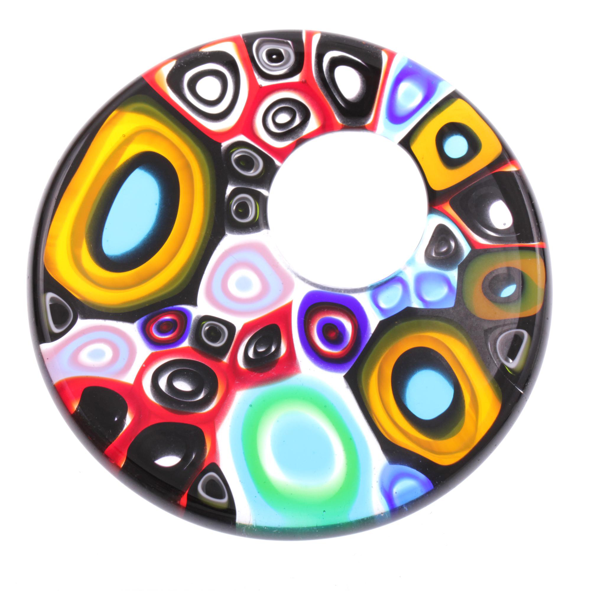 Mille Fiori Anhänger "Grand Chiva" echtes Murano Glas-retro II