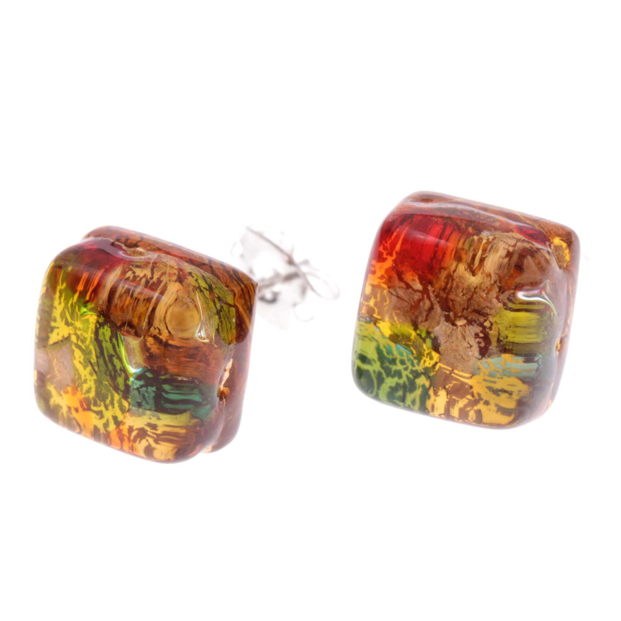 Ohrstecker Murano Glas "Jolanda" Ohrschmuck-harlekin