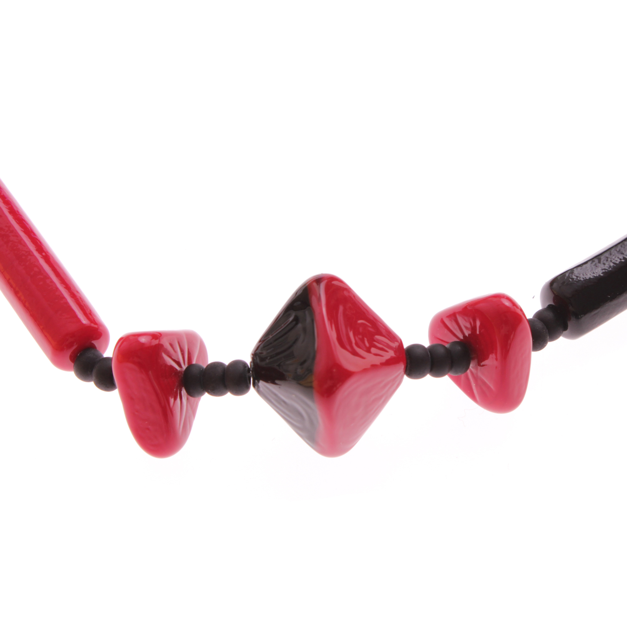 Langes Muranoglas Collier "Chloe" -bunt