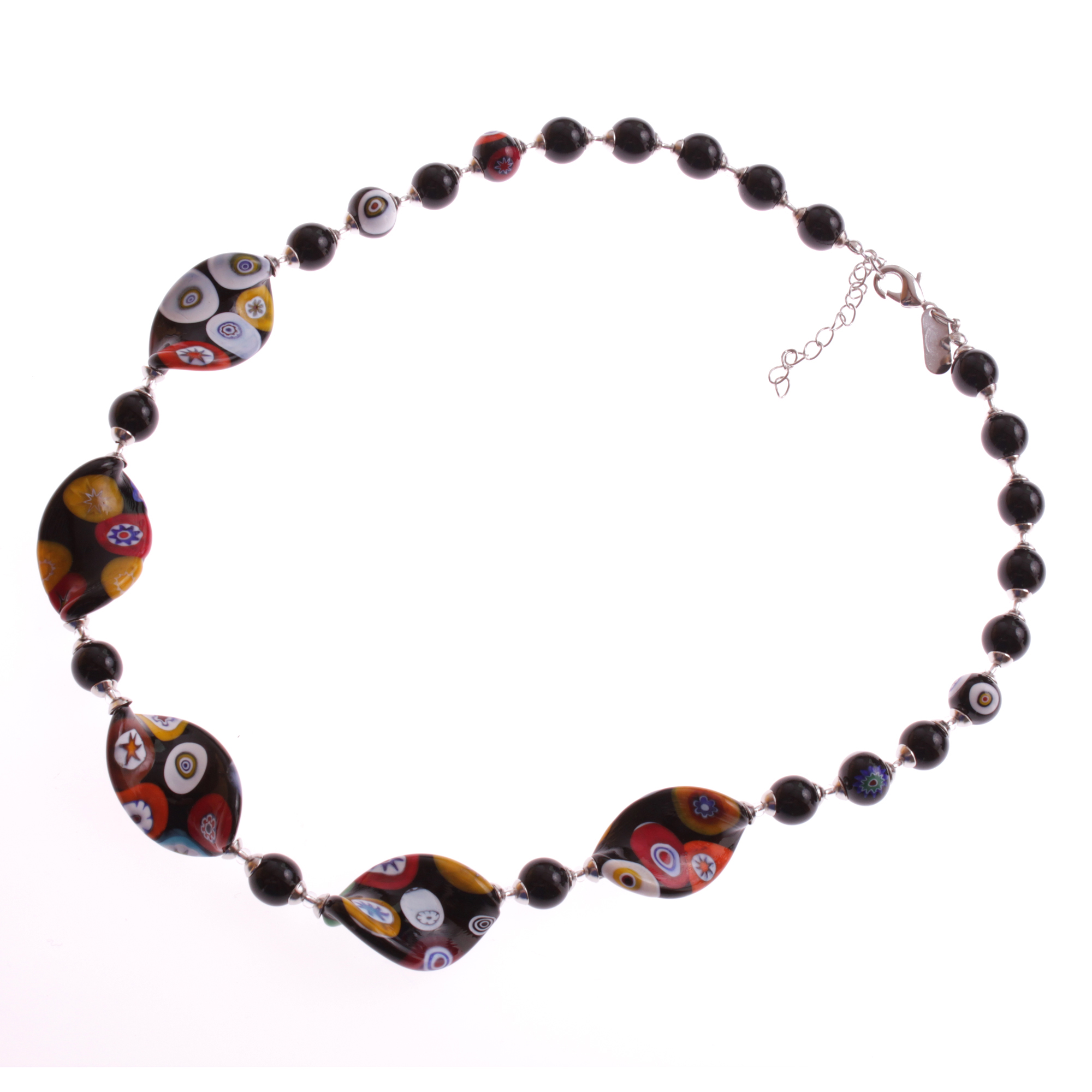 Mille Fiori Murano Glas Collier "Orlando" Halskette