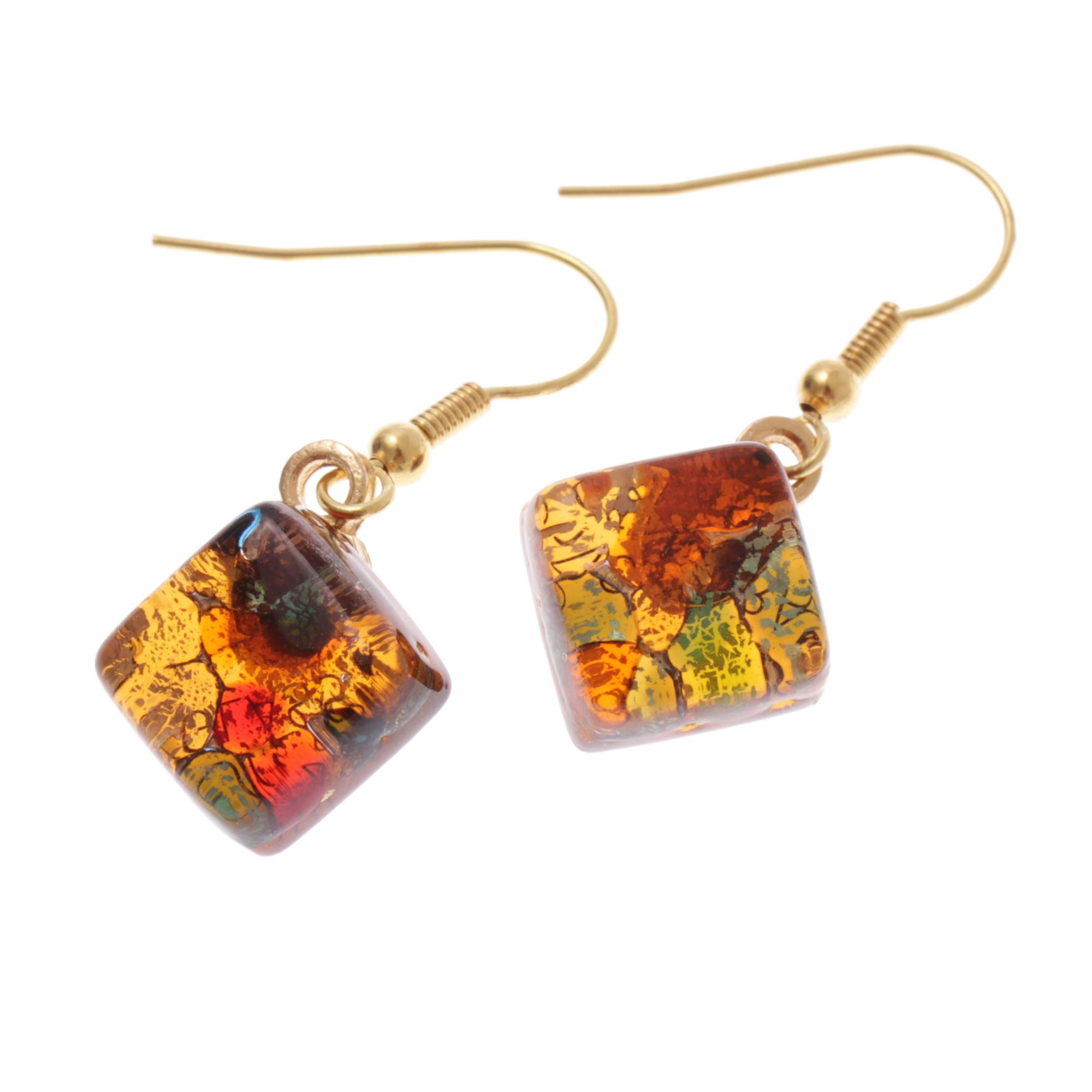 Ohrhaken Murano Glas "Ashley" Ohrschmuck-harlekin