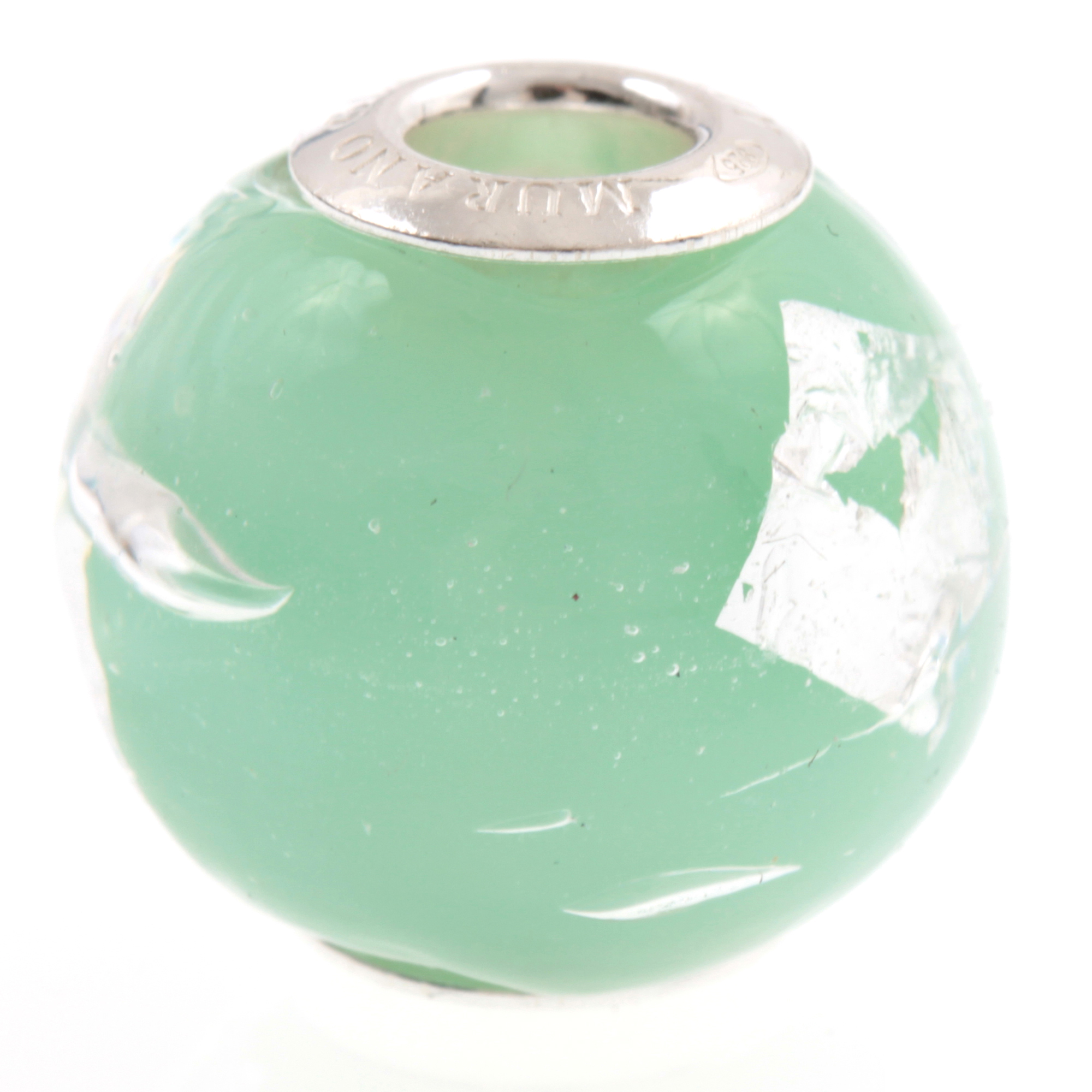Big One Murano Glas Bead "Pallone" -jade Big One Murano Glas Bead "Pallone" -jade