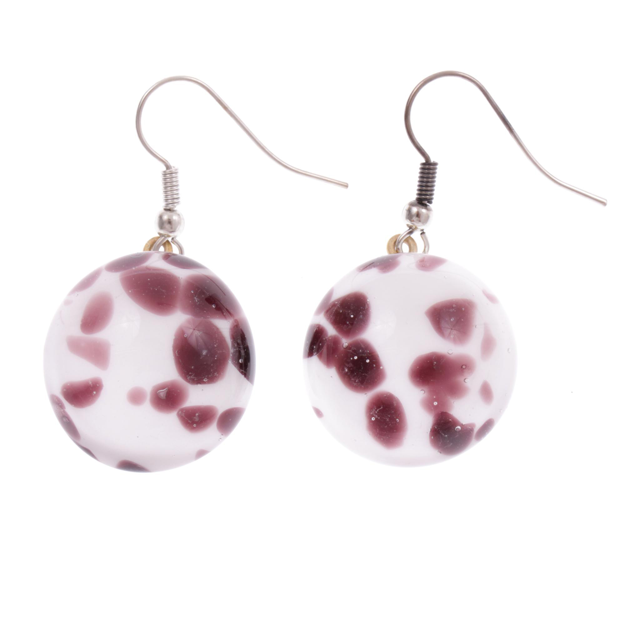 Ohrhänger Ohrhaken Murano Glas "Attesa" Ohrschmuck-amethist