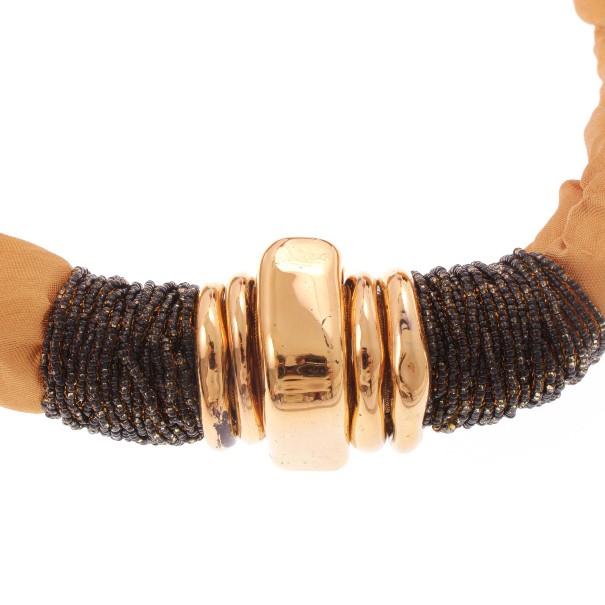 Halskette "Zendado II" unglaublich schönes Murano Glas Collier-amber