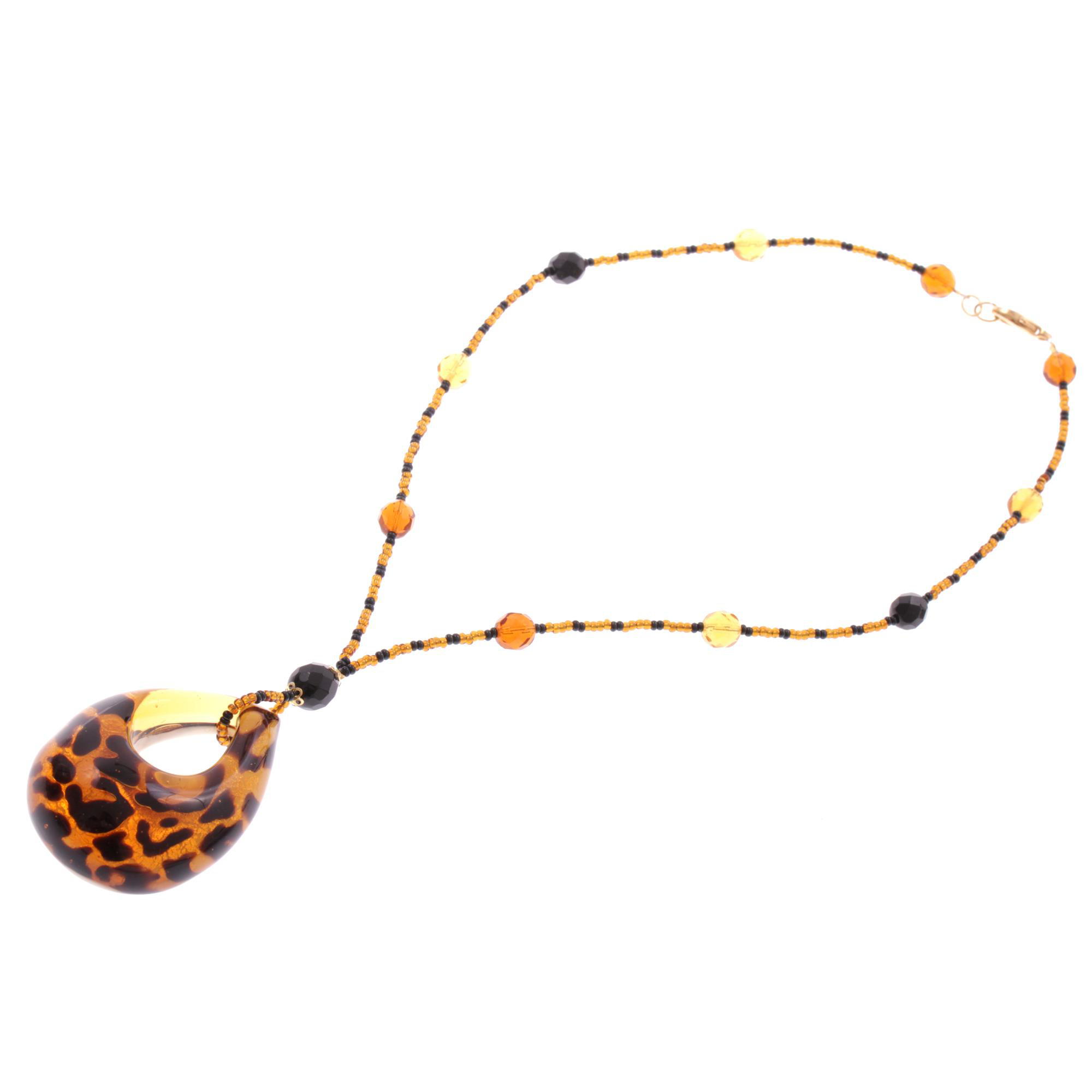 Wunderschönes Collier "Drop" Halsschmuck-amber