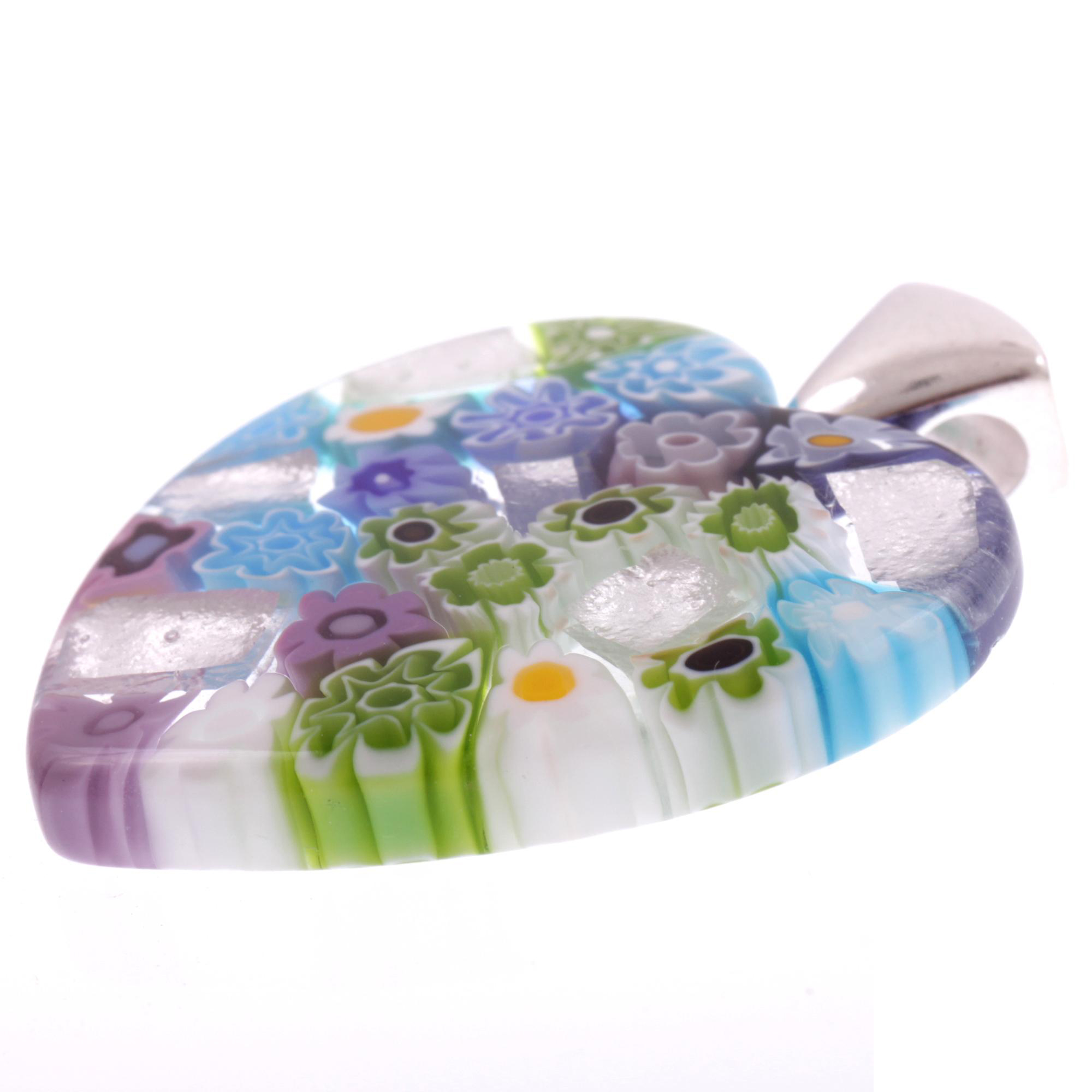 Ein hinreißender Muranoglas Anhänger "Milena"-pastell bunt II