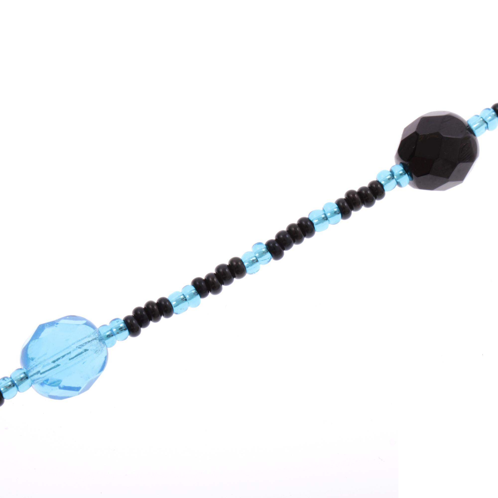 Wunderschönes Collier "Pala" Murano Glas Halsschmuck-blau