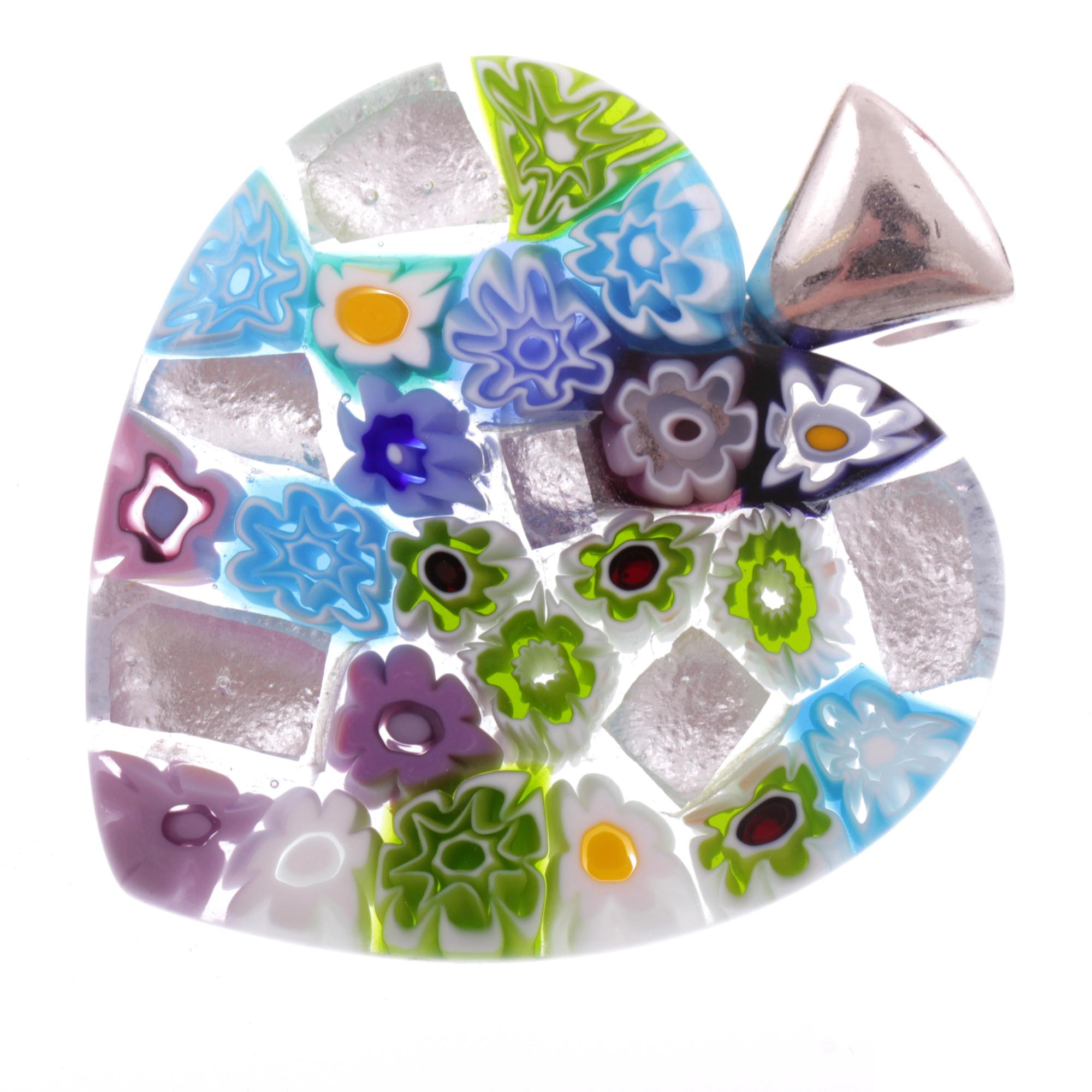 Ein hinreißender Muranoglas Anhänger "Milena"-pastell bunt II