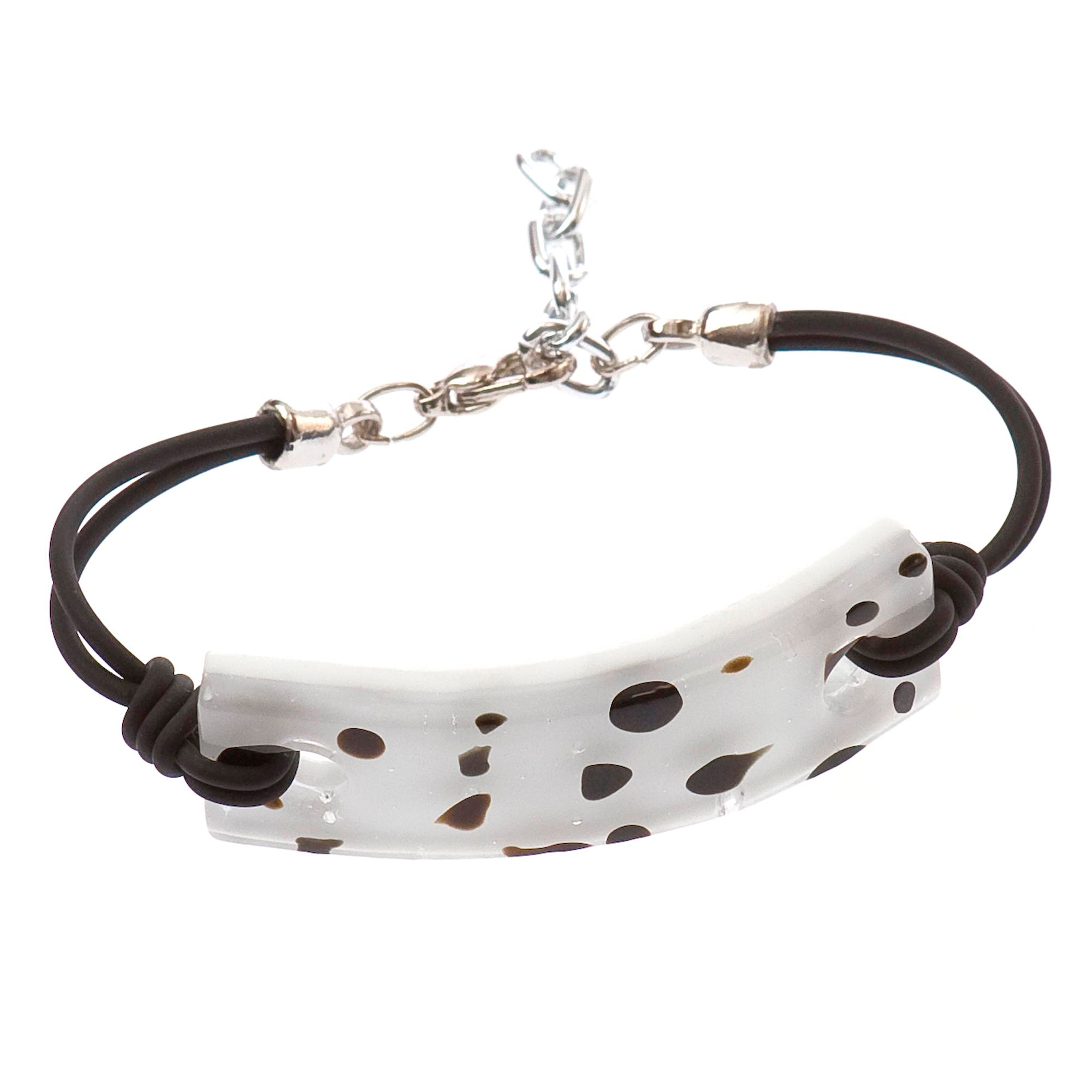 Murano Glas Armband "Livorno"-dalmatiner