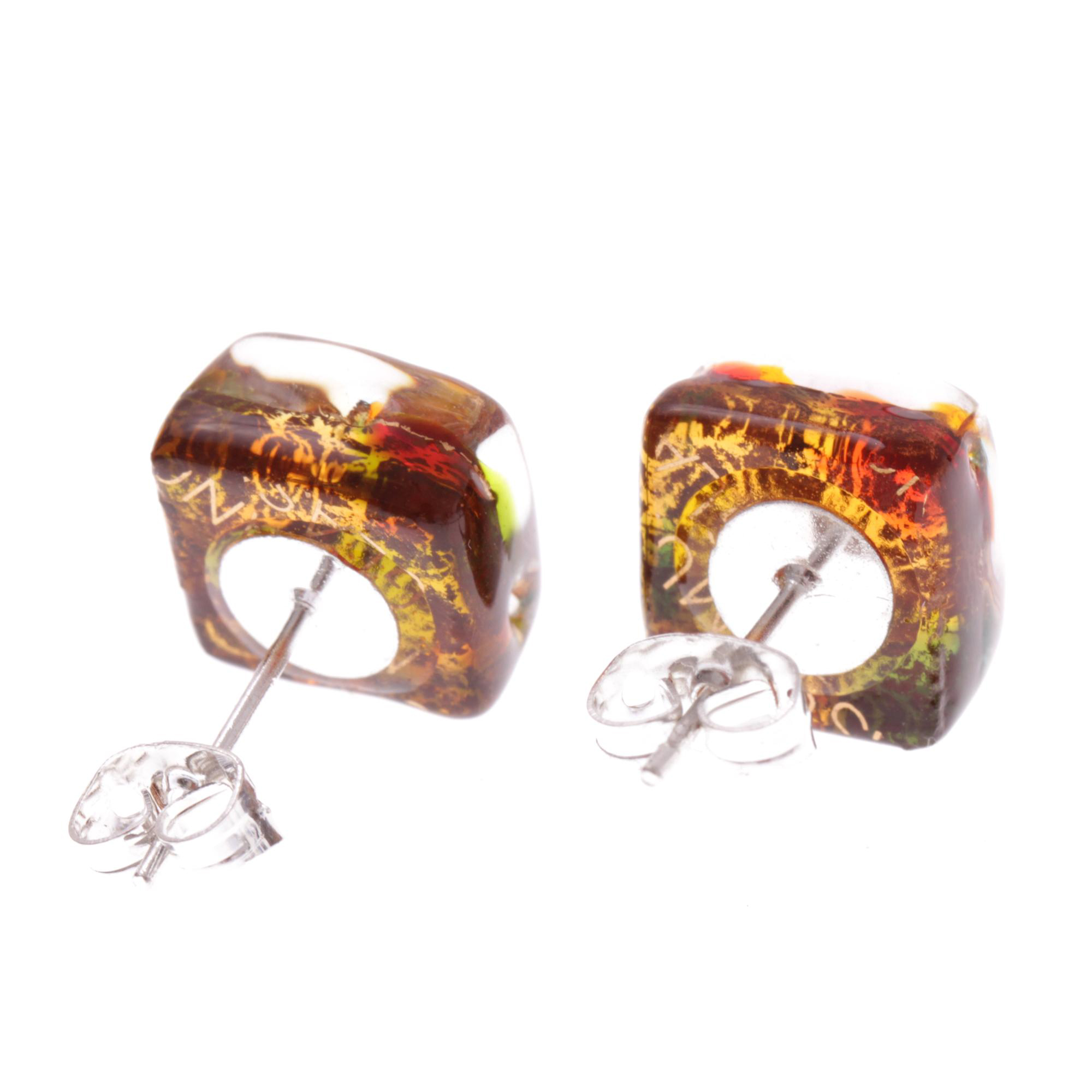 Ohrstecker Murano Glas "Jolanda" Ohrschmuck-harlekin