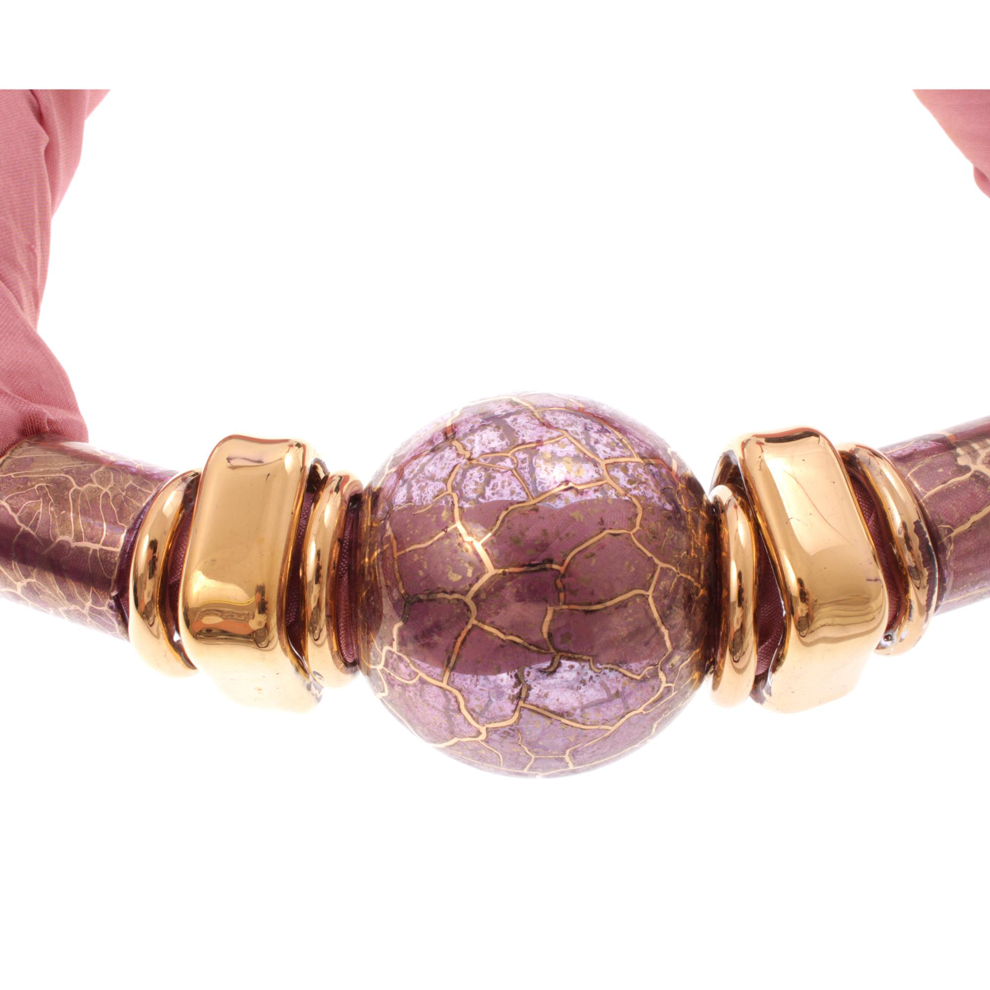 Halskette "Zendado" unglaublich schönes Murano Glas Collier  -rosa
