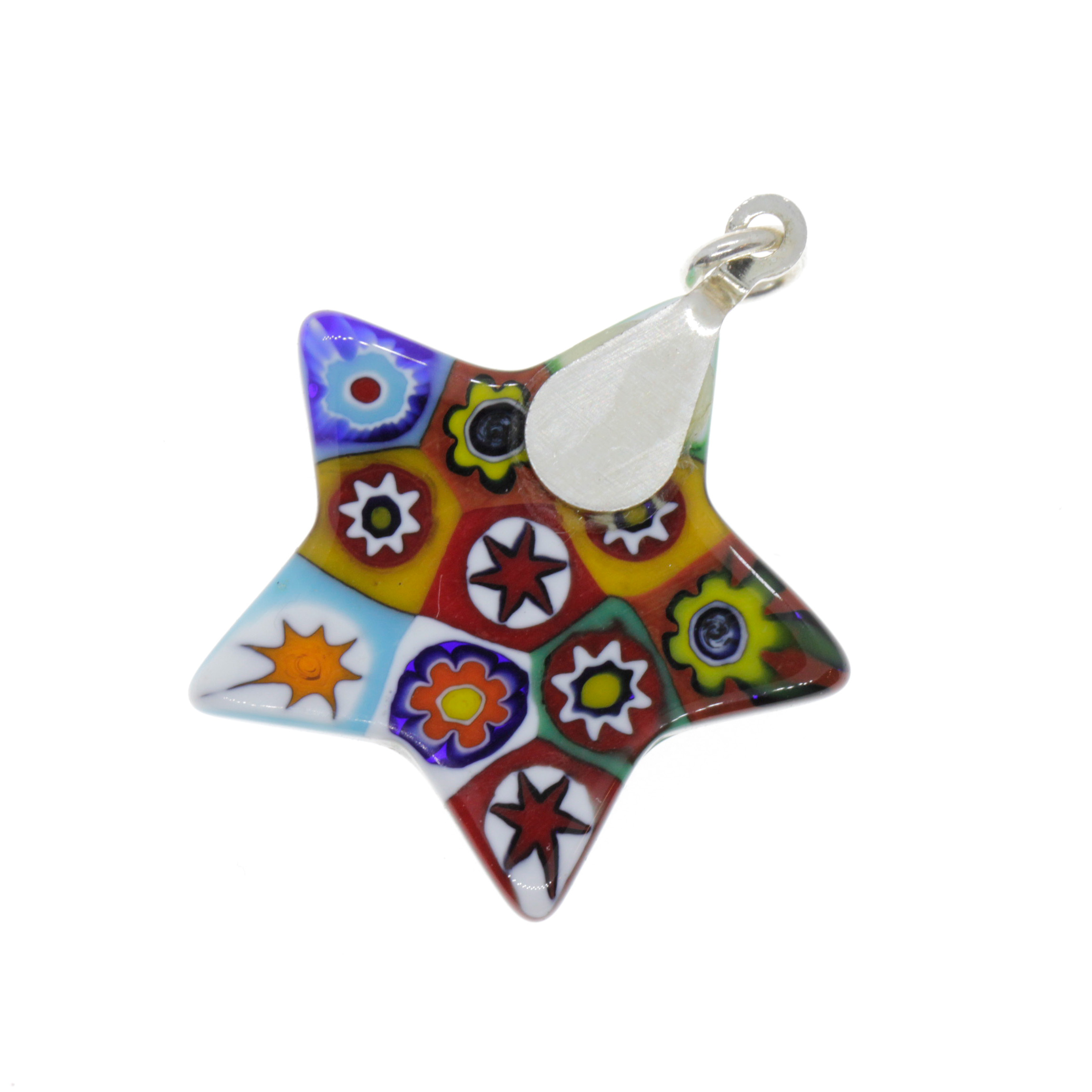Super Mille Fiori Anhänger "Asteria" Murano Glas-mille fiori II