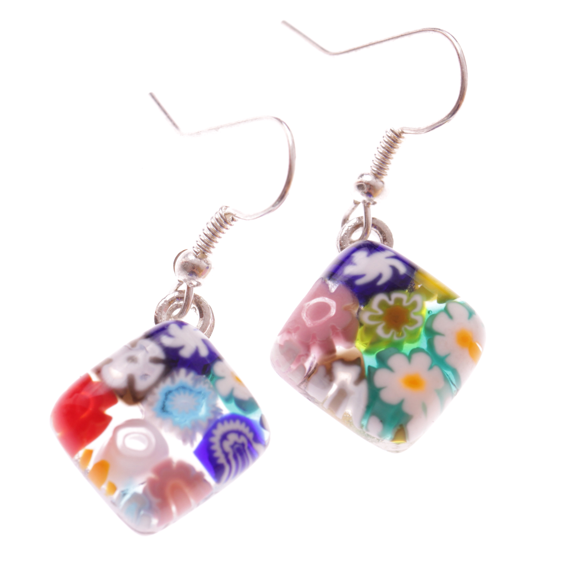 Ohrhaken Murano Glas "Ashley" Ohrschmuck-mille fiori