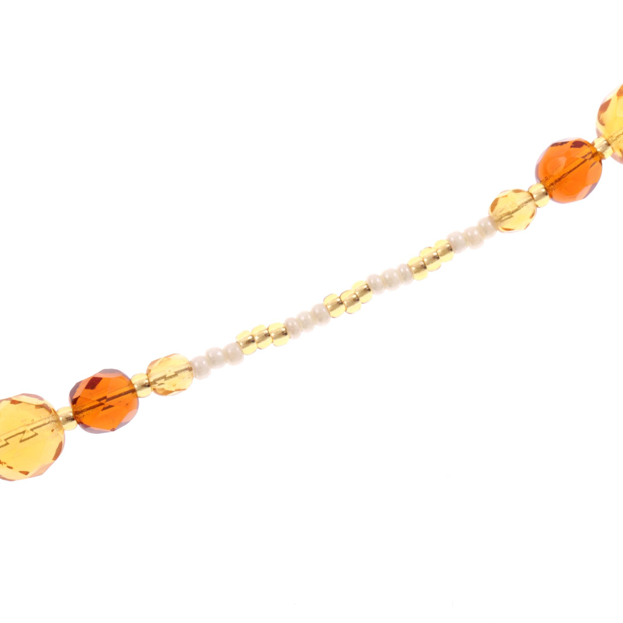 Wunderschönes Collier "Animo" Murano Glas Halsschmuck-gold