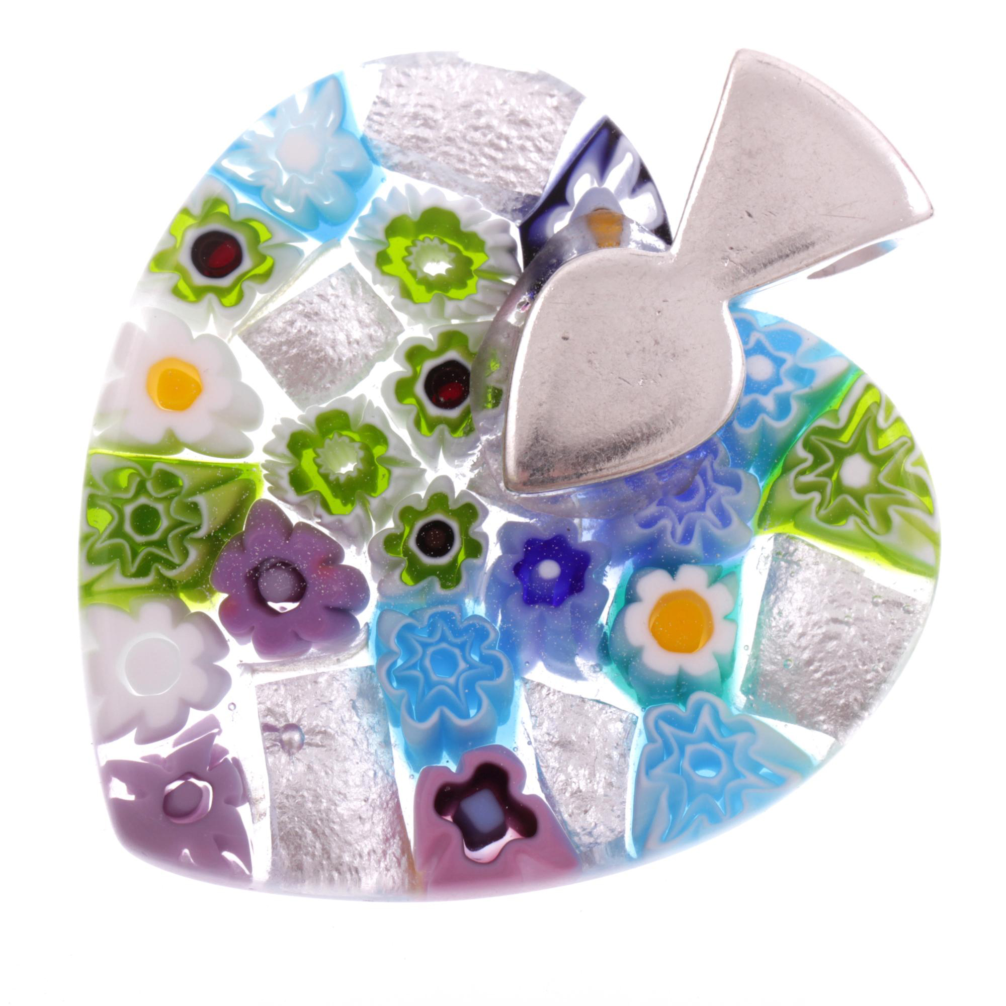 Ein hinreißender Muranoglas Anhänger "Milena"-pastell bunt II