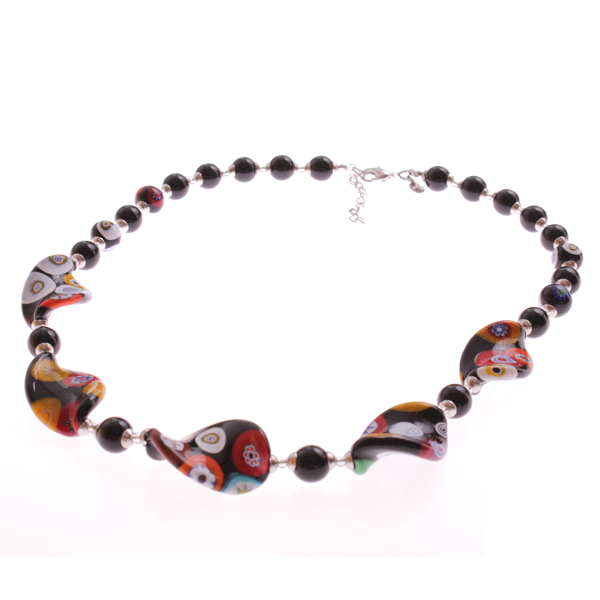 Mille Fiori Murano Glas Collier "Orlando" Halskette