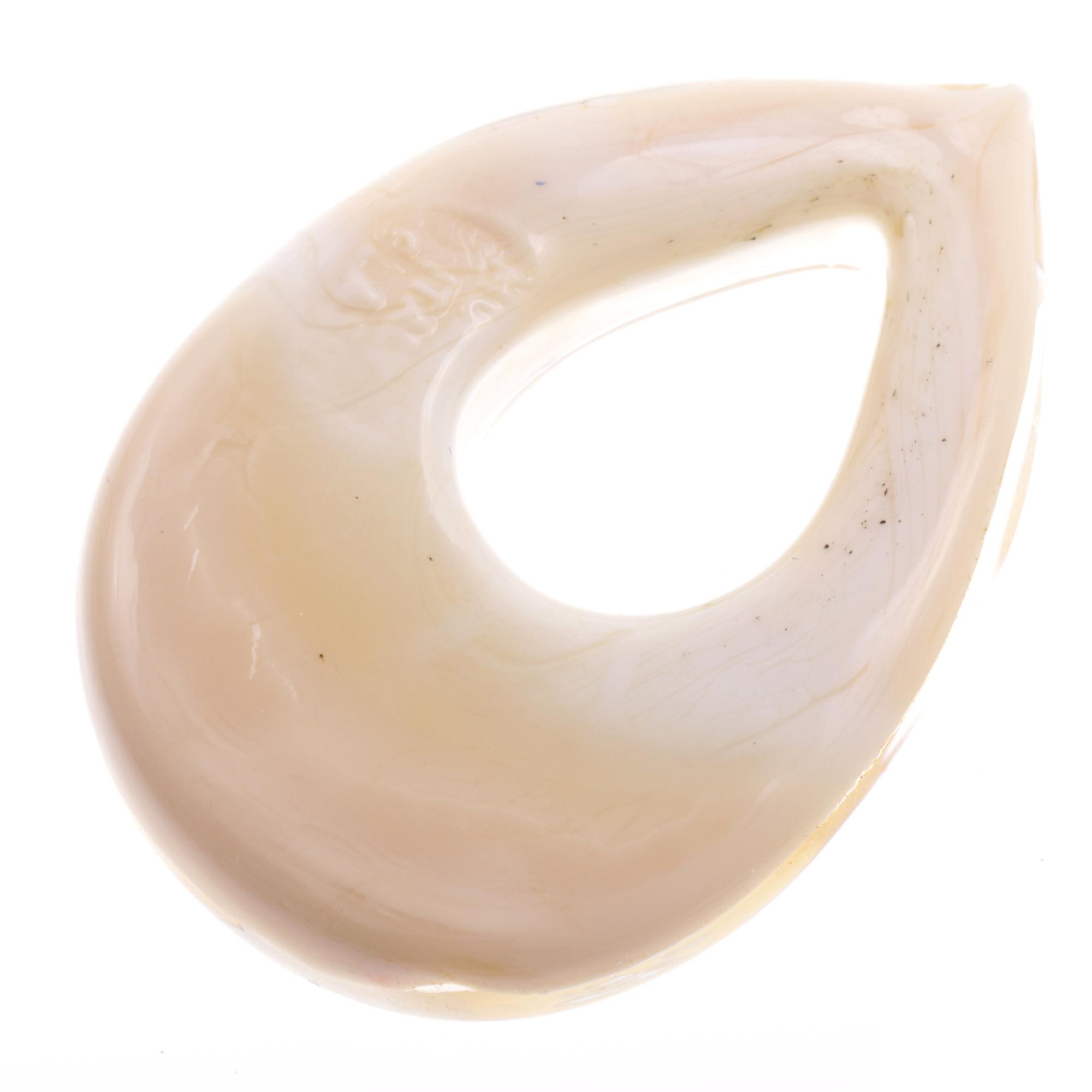 Erlesener Murano Glas Anhänger Model "Drop"-gold