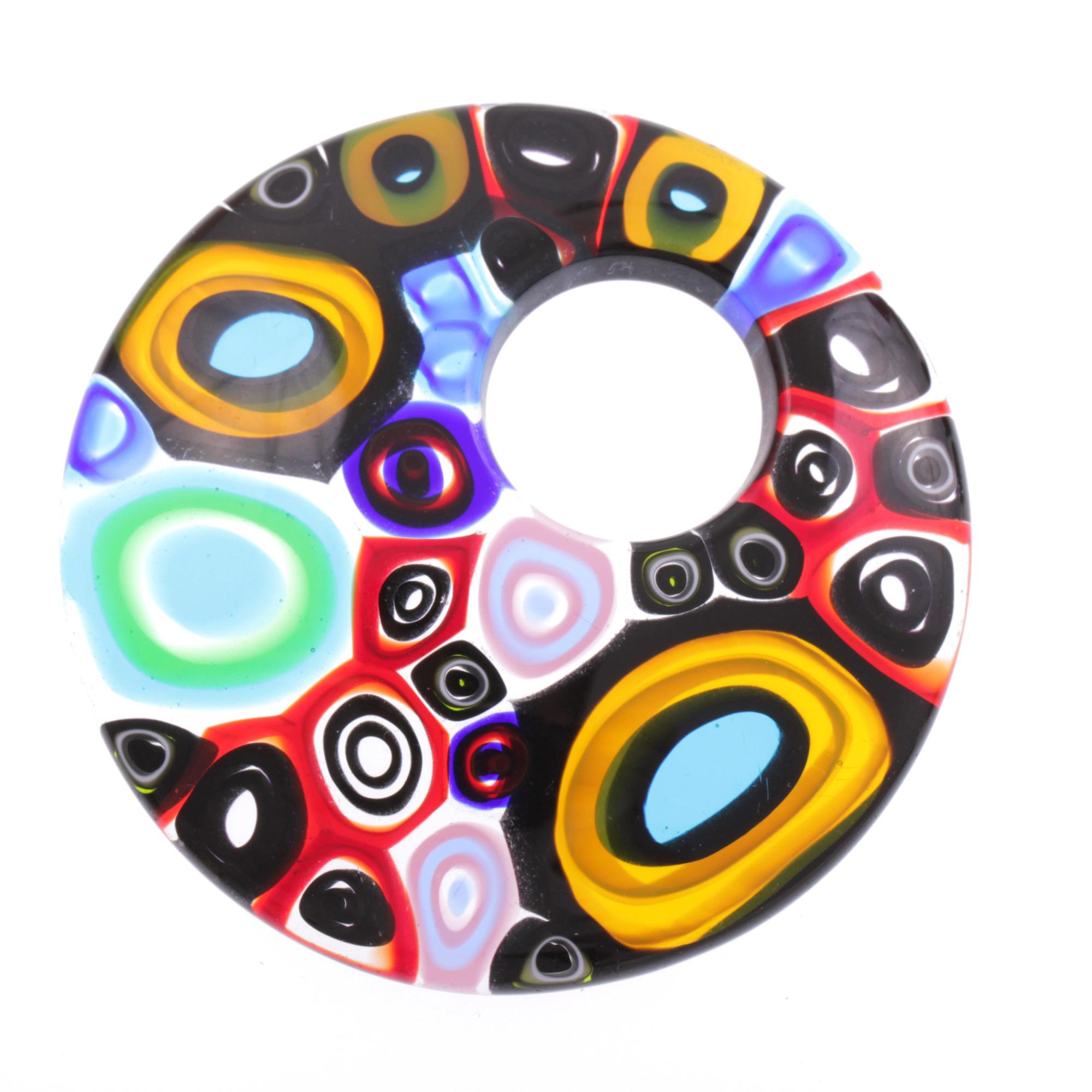 Mille Fiori Anhänger "Grand Chiva" echtes Murano Glas-retro II